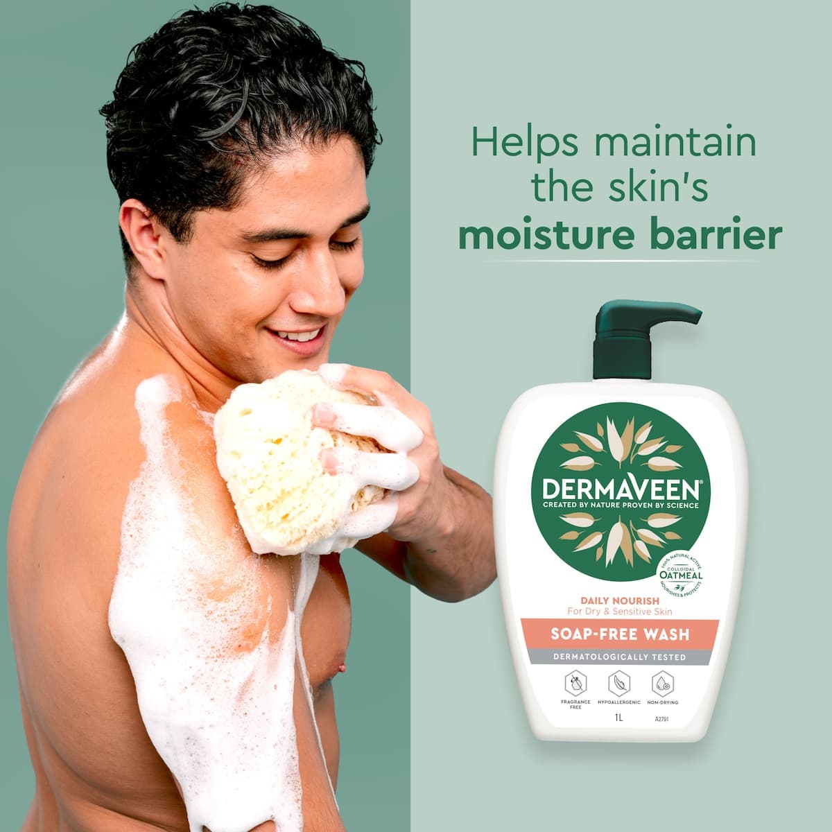Thumbnail DermaVeen Daily Nourish Soap Free Wash 1 Litre