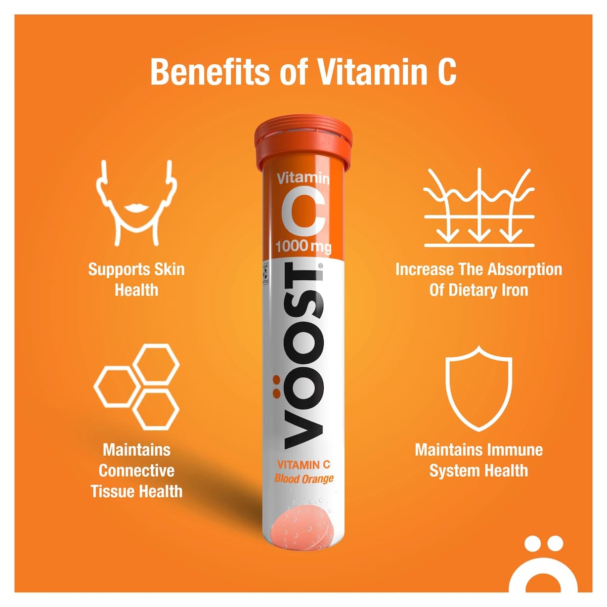 Thumbnail Voost Effervescent Vitamin C 1000mg Tablets 40 Pack