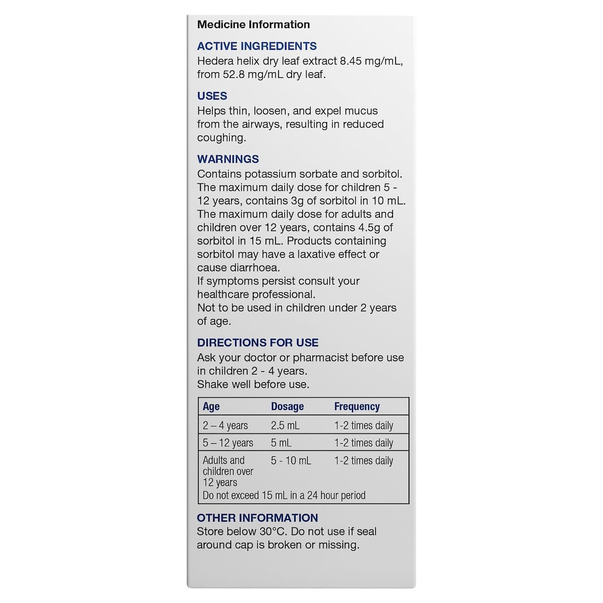 Thumbnail Chemists Own Natural Cough Liquid Strawberry 200ml