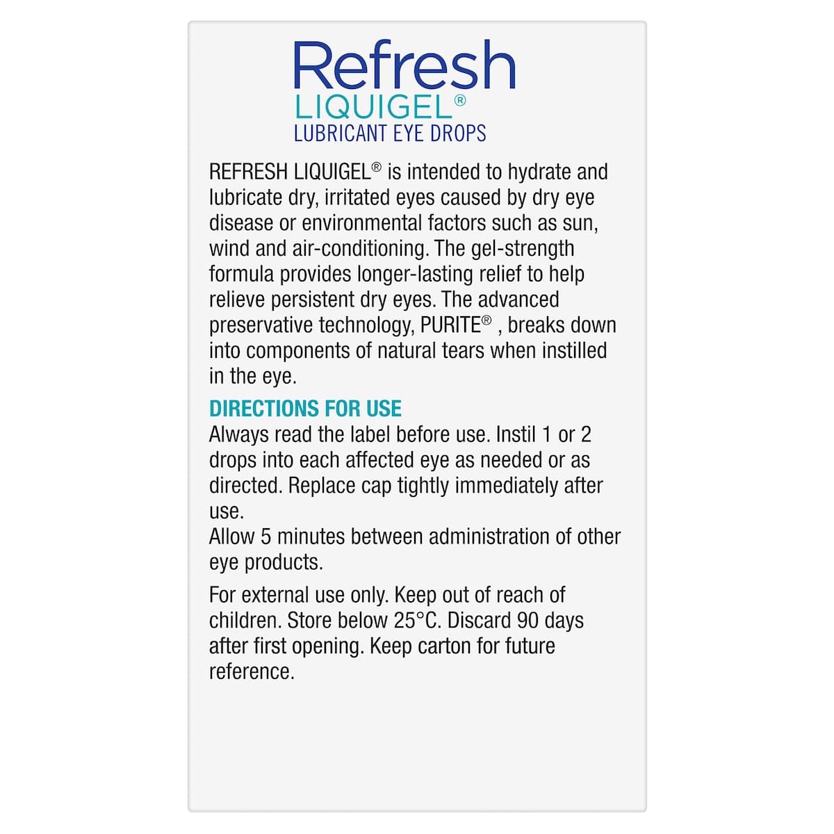 Thumbnail Refresh Liquigel Eye Drops 15ml