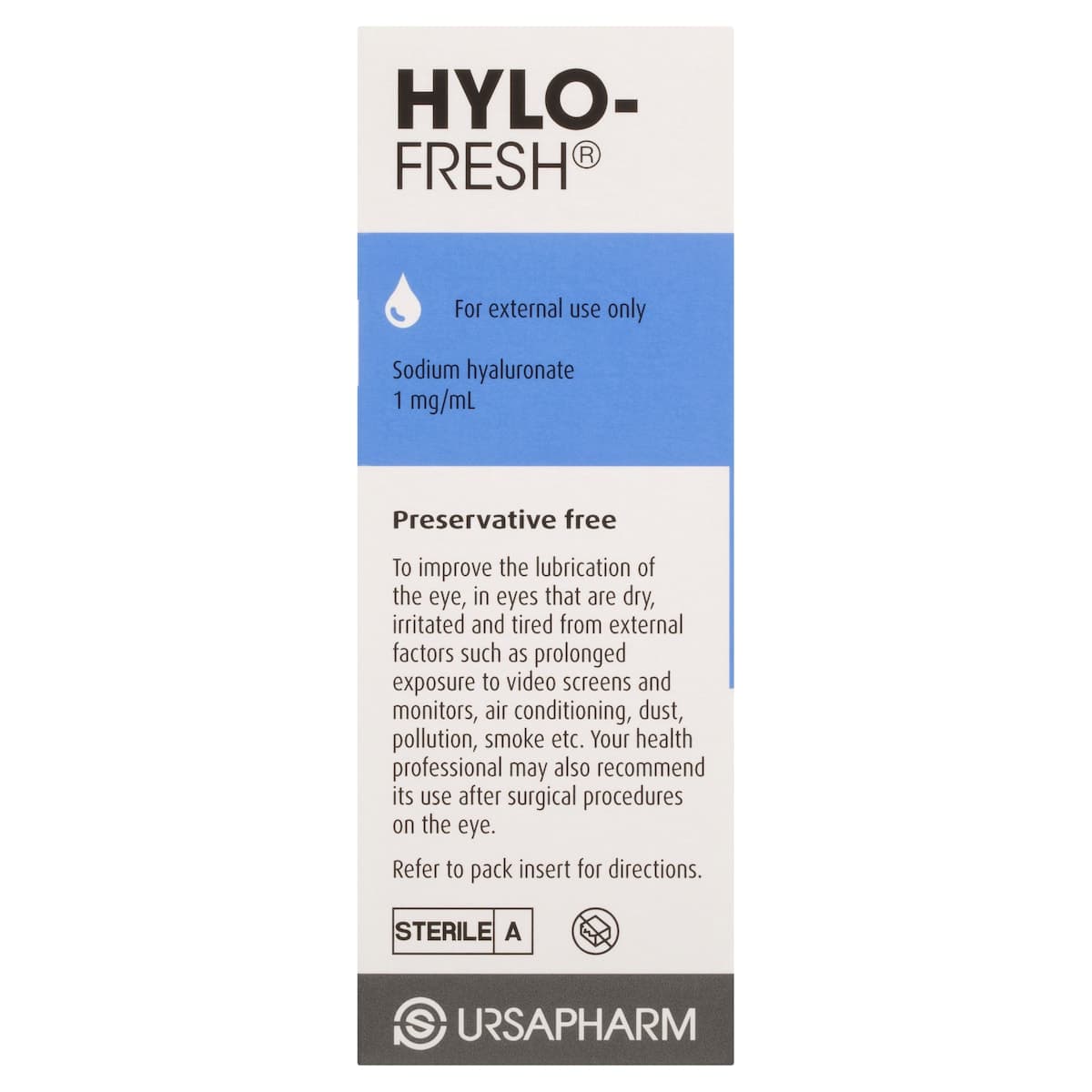 Thumbnail Hylo Fresh Lubricating Eye Drops 1mg 10ml