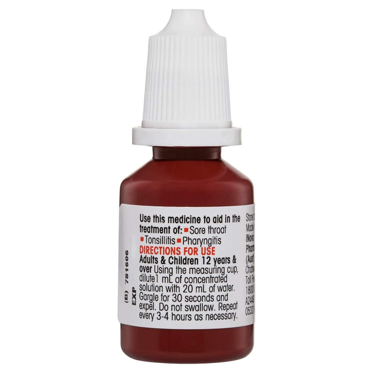 Thumbnail Difflam Concentrate Sore Throat Gargle with Iodine 15ml