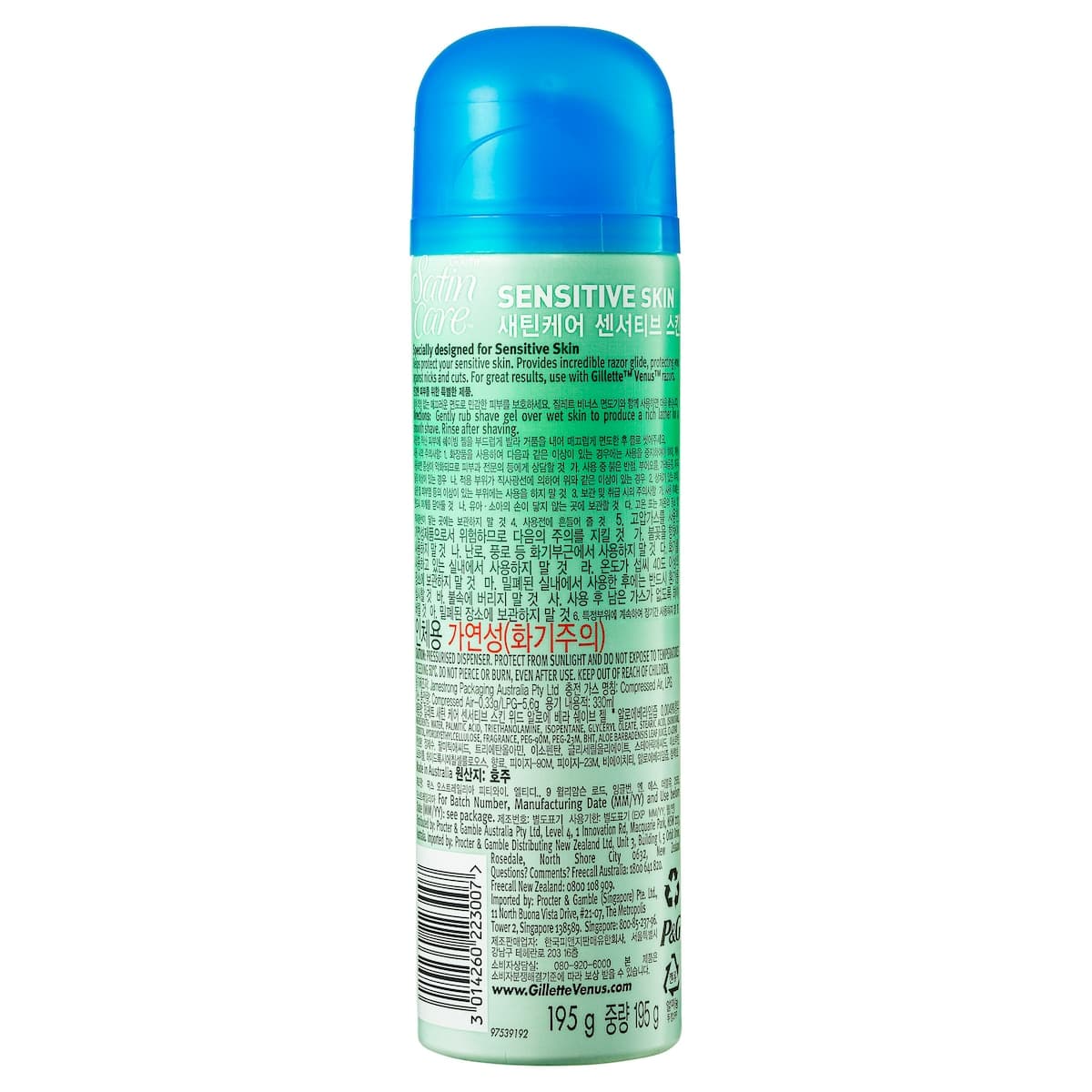 Thumbnail Gillette Satin Care Shaving Gel Sensitive Skin 195g