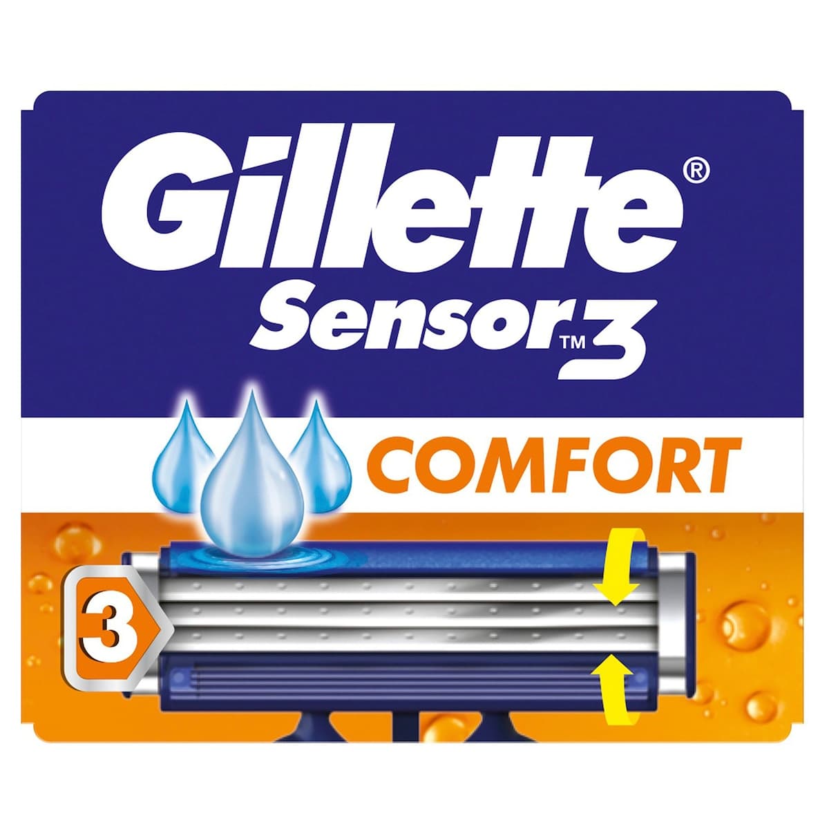 Thumbnail Gillette Sensor 3 Comfort Disposable Razors 8 Pack