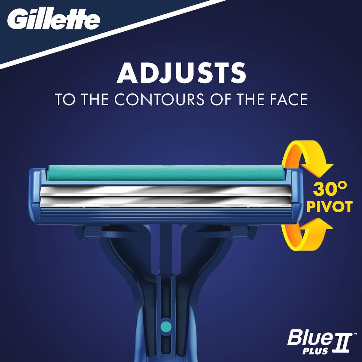 Thumbnail Gillette Blue II Pivot Plus Disposable Razors 20 Pack