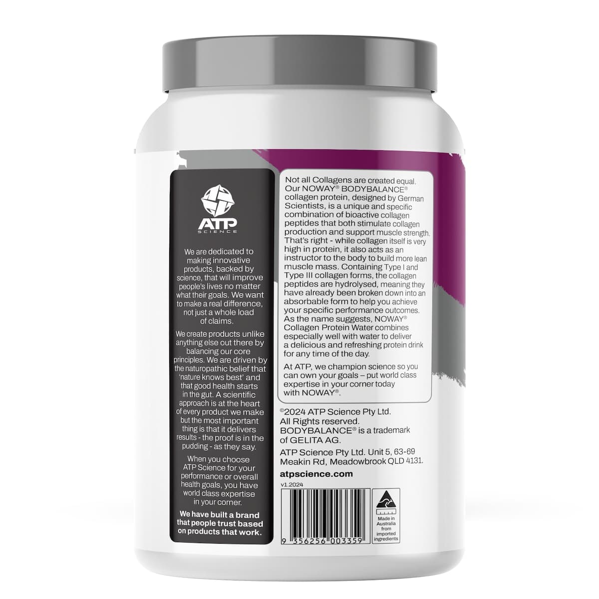 Thumbnail ATP Science Noway Collagen Protein Water Grape 750g