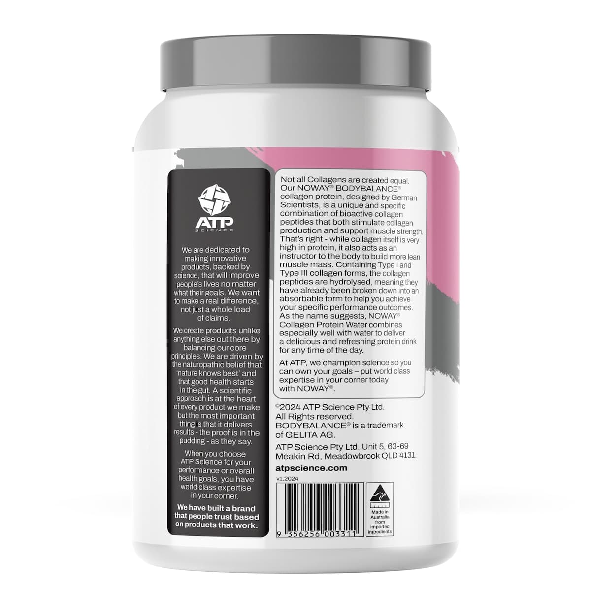 Thumbnail ATP Science Noway Collagen Protein Water Pink Lemonade 750g