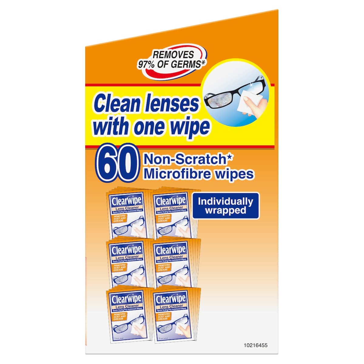 Thumbnail Clearwipe Lens Cleaner 60 Pack