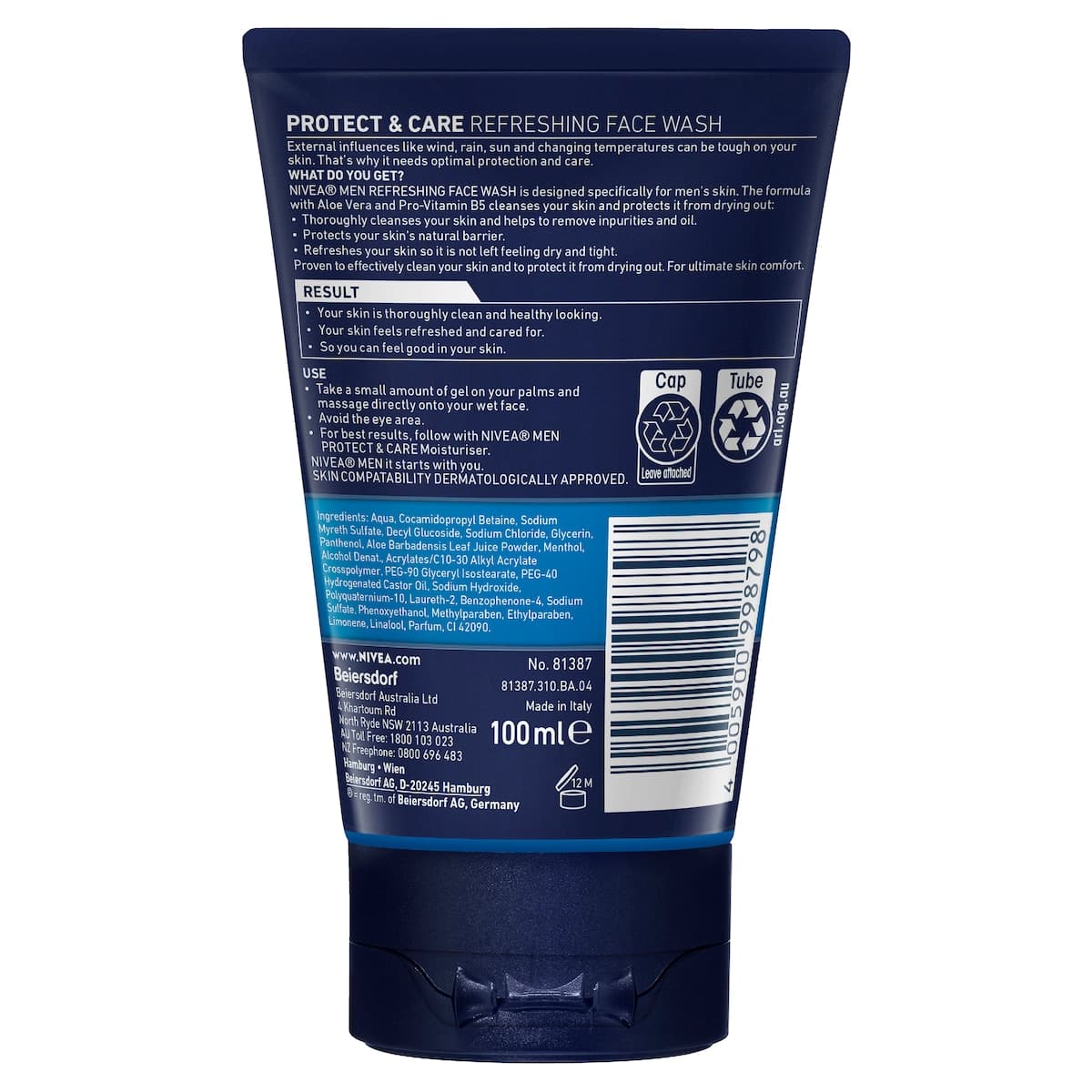 Thumbnail Nivea Men Protect & Care Refreshing Face Wash 100ml