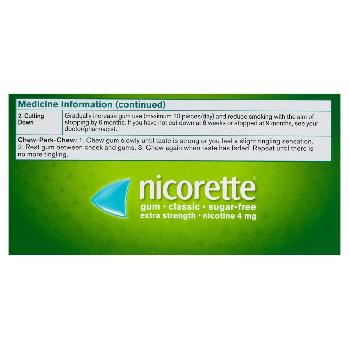 Thumbnail Nicorette Quit Smoking Nicotine Gum 4mg Classic 75 Pack