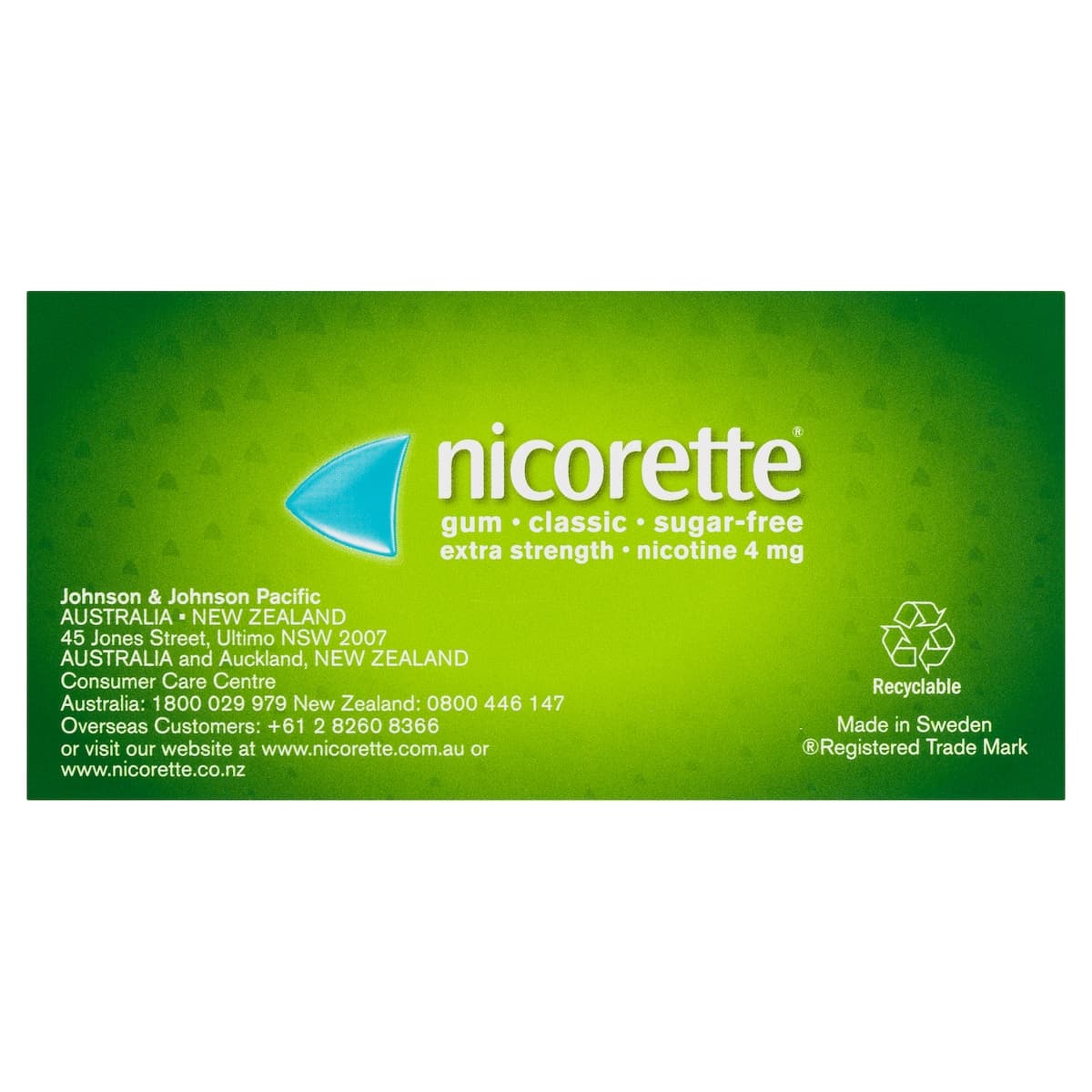 Thumbnail Nicorette Quit Smoking Nicotine Gum 4mg Classic 75 Pack