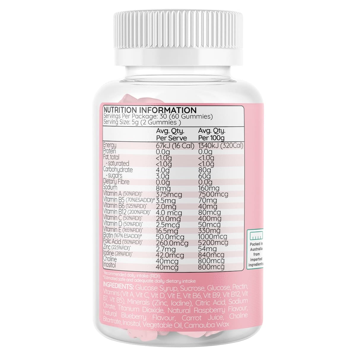 Thumbnail Haircarebear Hair Gummies 60 Pack