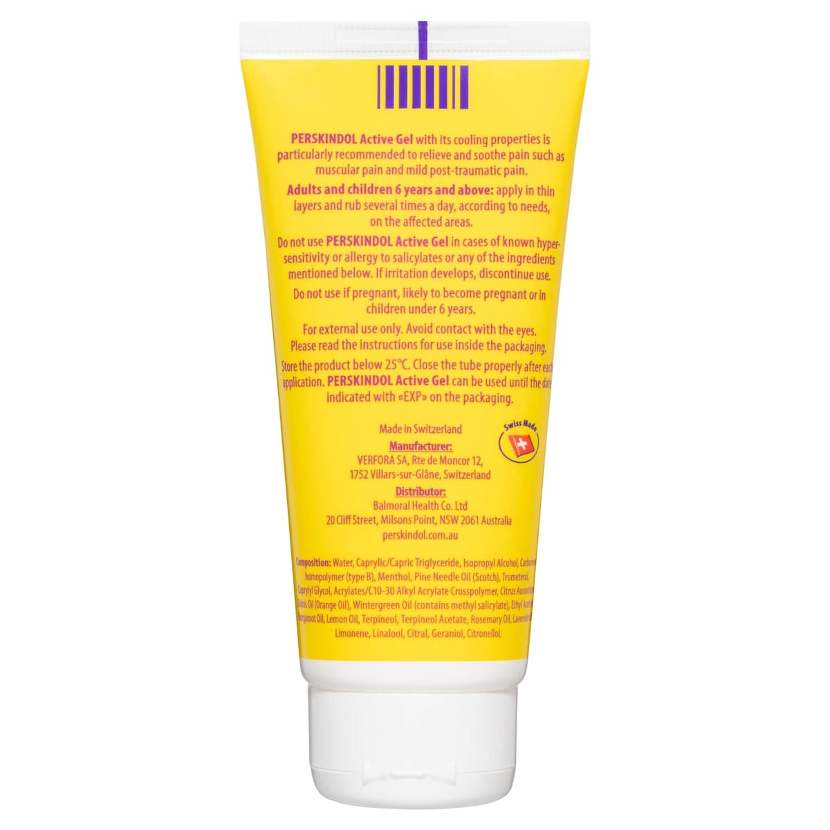 Thumbnail Perskindol Active Gel Muscle & Joint Pain Relief 100ml