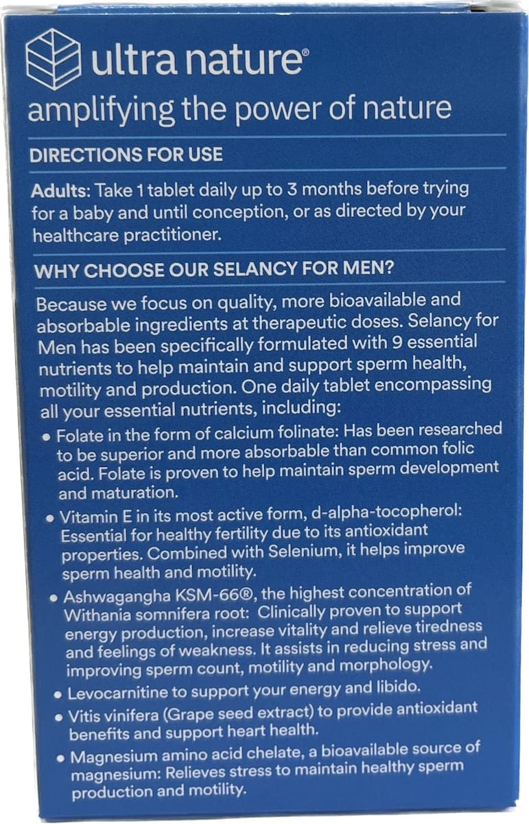 Thumbnail Ultra Nature Selancy Men 60 Gel Tablets