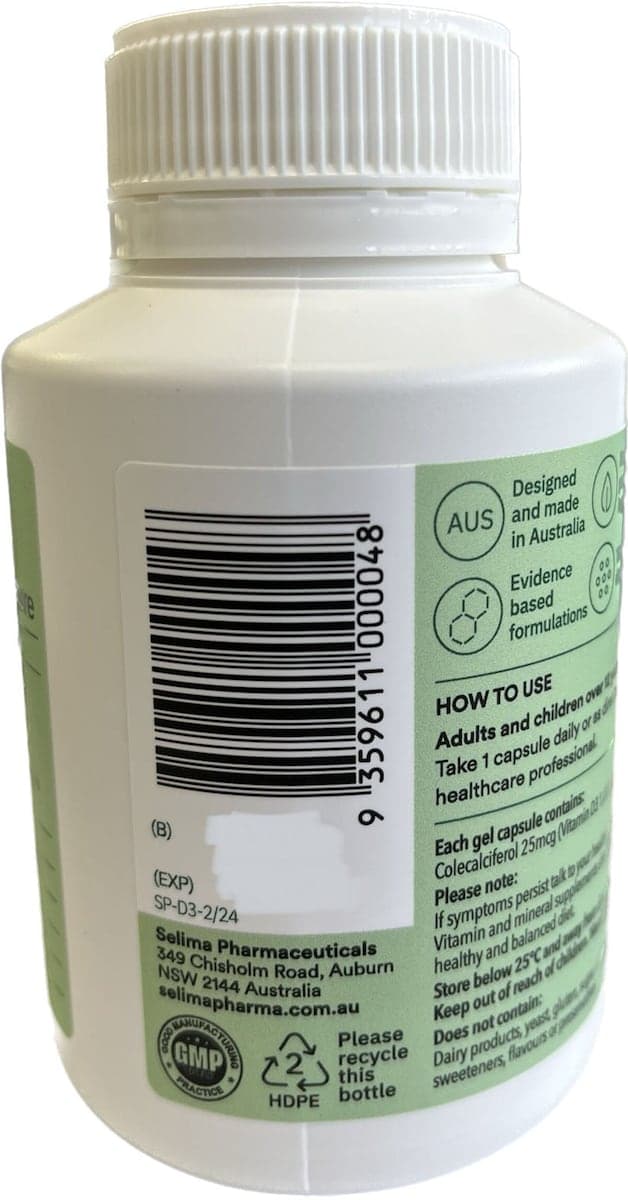 Thumbnail Ultra Nature Essentials Vitamin D3 1000IU 250 Gel Capsules