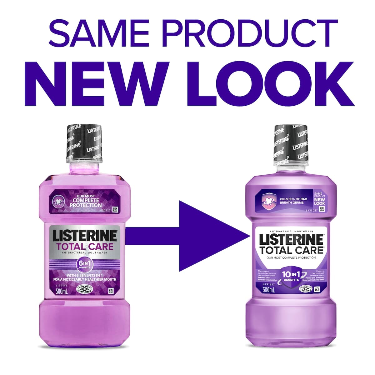 Thumbnail Listerine Total Care 6 in 1 Antibacterial Mouthwash 250ml