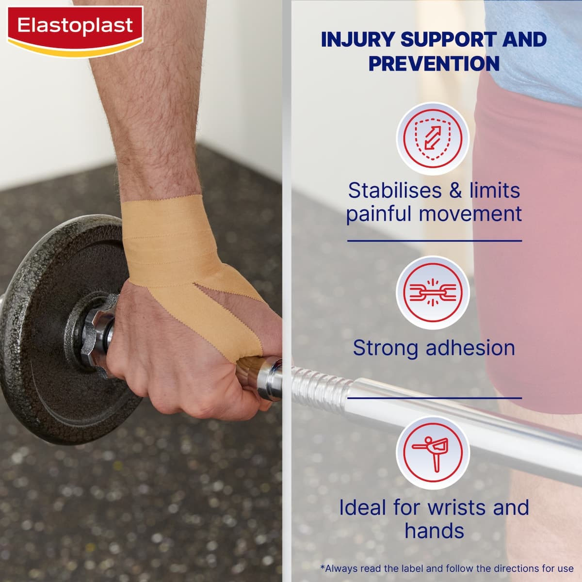 Thumbnail Elastoplast Rigid Strapping Tape 25mm x 10m Roll