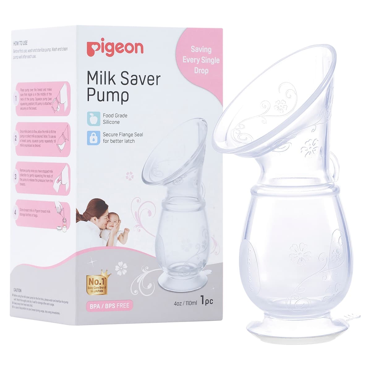 Thumbnail Pigeon Milk Saver Manual Breast Pump 110ml