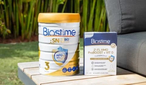 Tiny sips, happy bub