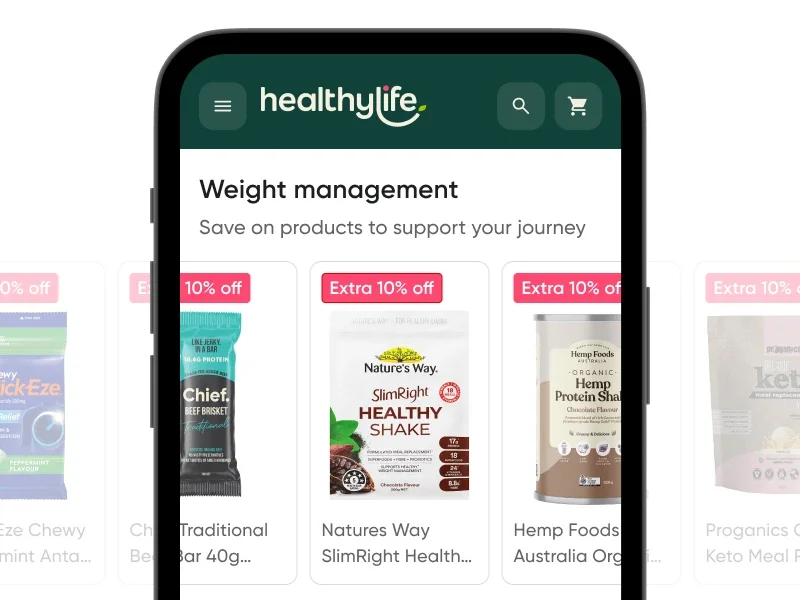 10% off products*