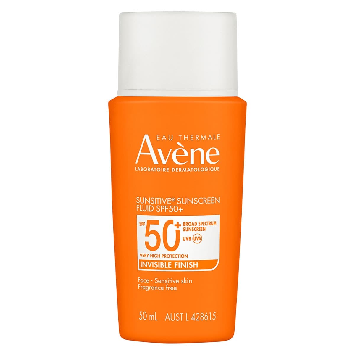 Avene Sunsitive Sunscreen Fluid SPF50+ - 50ml