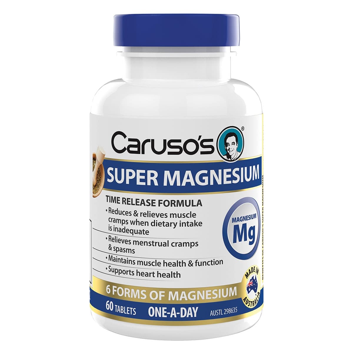 Carusos Super Magnesium 60 Tablets