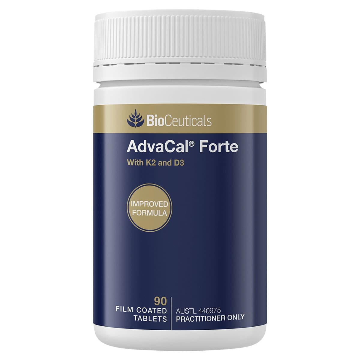 BioCeuticals AdvaCal Forte With K2 & D3 - 90 Tablets