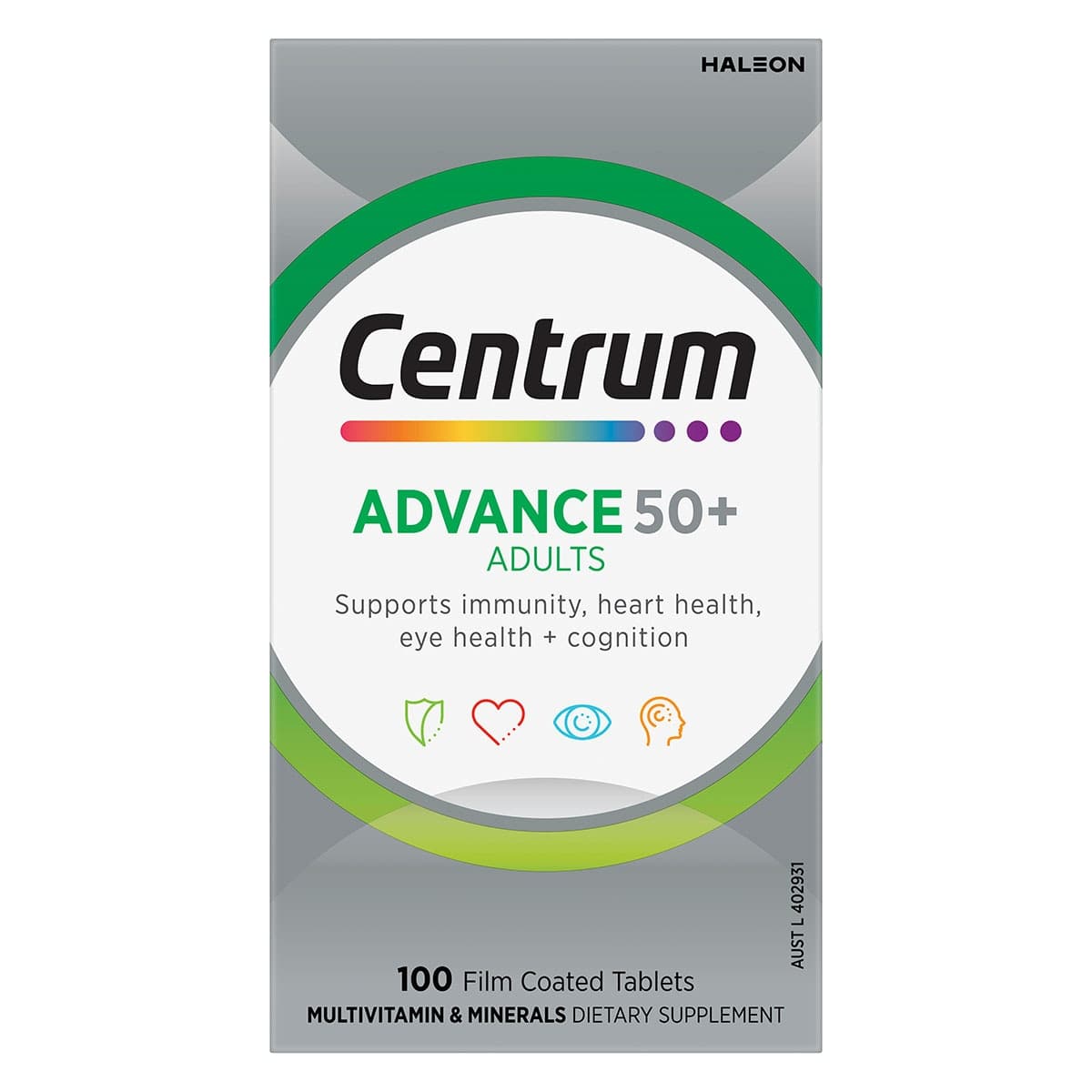Centrum Advance 50+ 100 Tablets