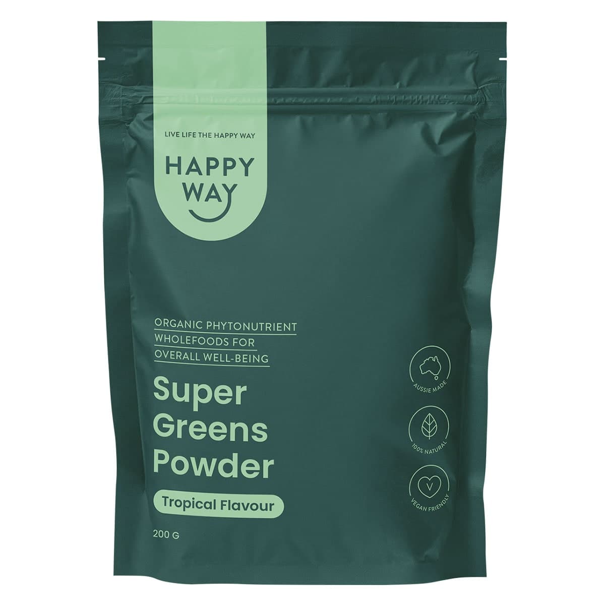 Happy Way Greens Powder Tropical 200g