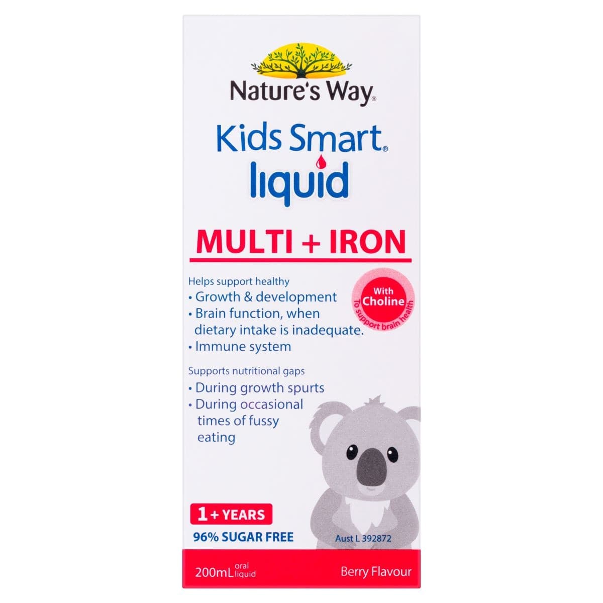 Nature's Way Kids Smart Liquid Multi + Iron 200ml