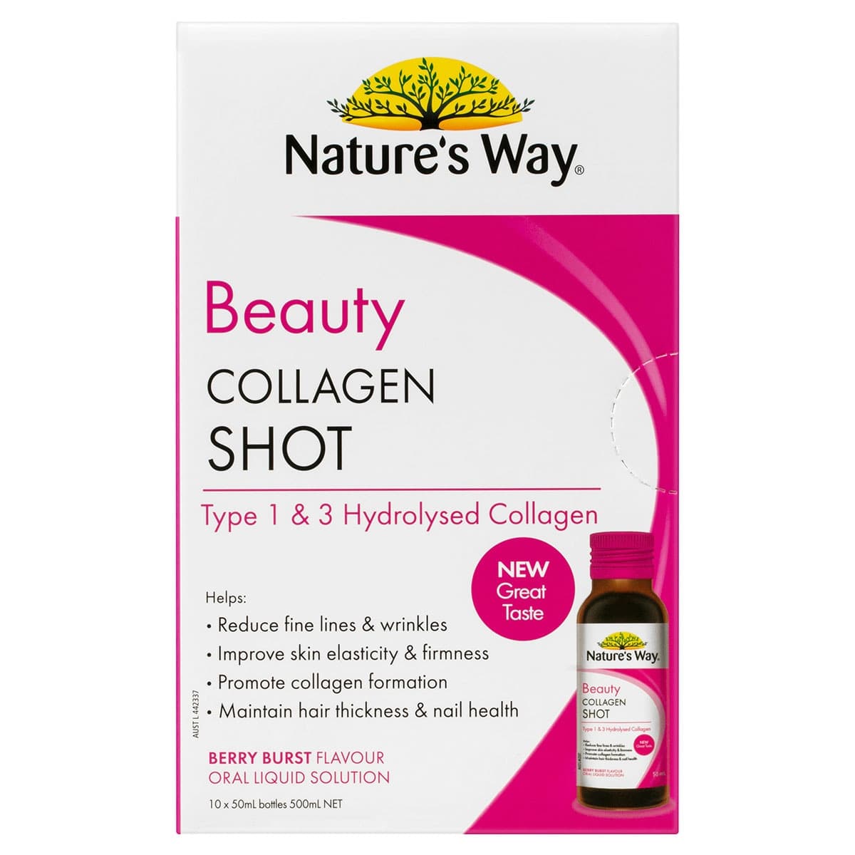 Natures Way Beauty Collagen Shots 10 x 50ml