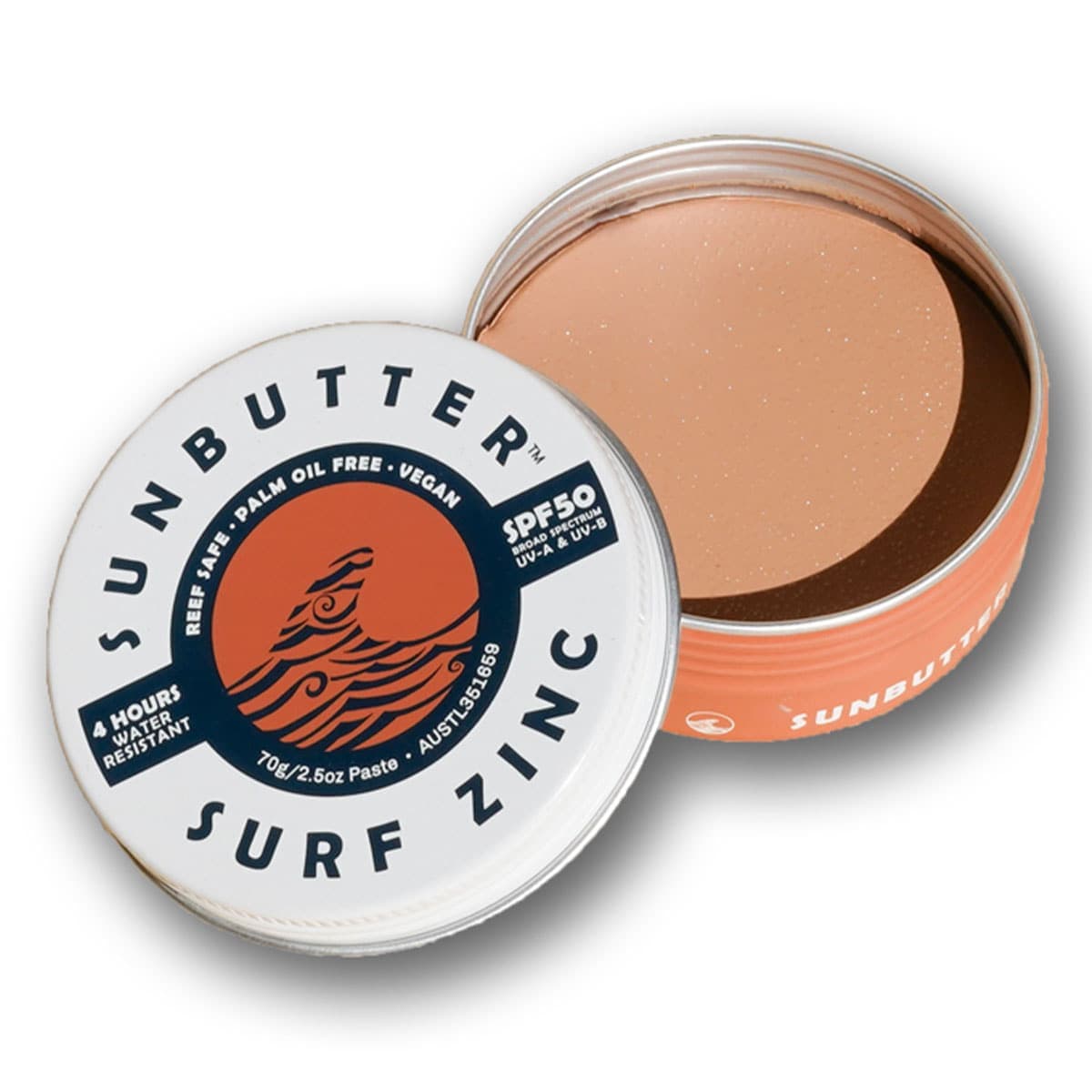 SunButter Surf Zinc Sunscreen SPF50 70g