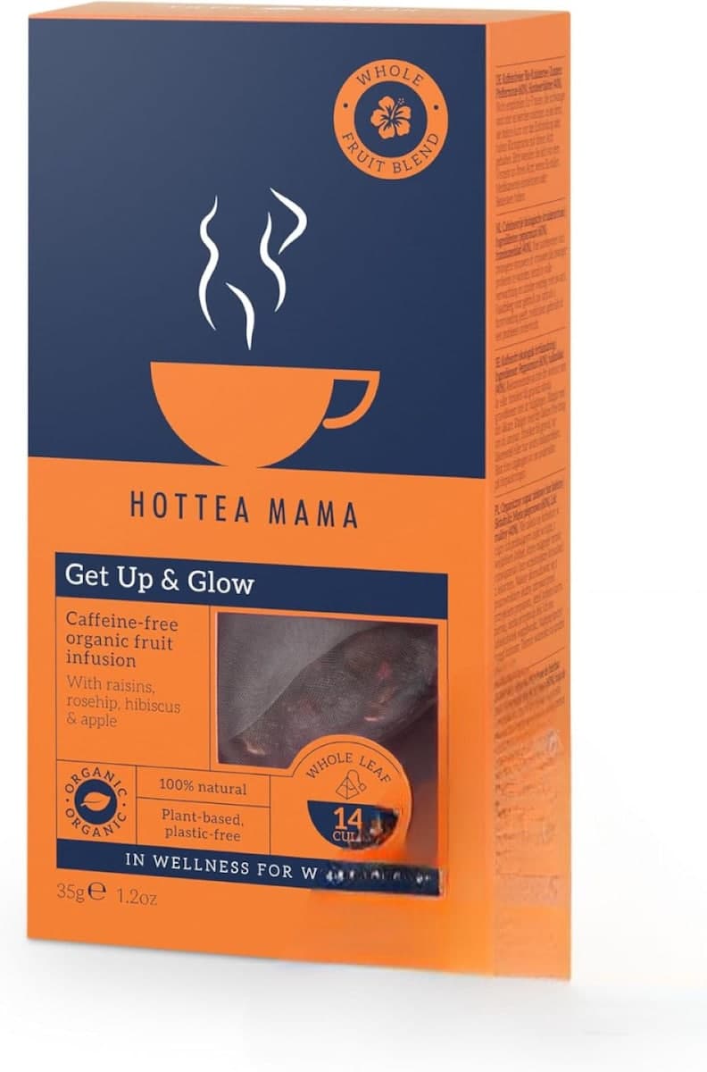 Hottea Mama Organic Get Up and Glow Blend 14 Pack