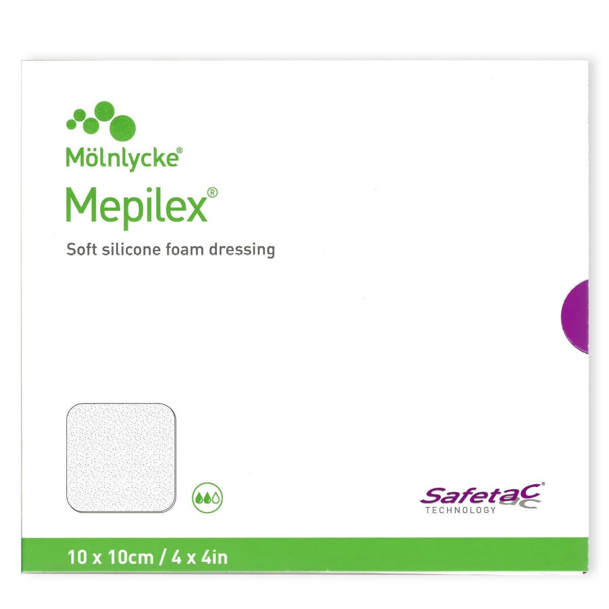 Mepilex Foam Wound Dressing 294100 10cm x 10cm 5 Pack