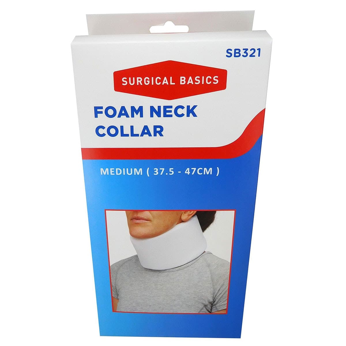 3P Surgical Basics Soft Foam Neck Collar Medium 37.5-47cm