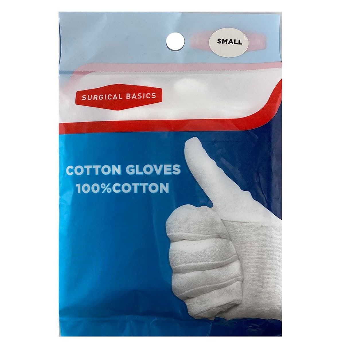 3P Surgical Basics Cotton Gloves Small 1 Pair