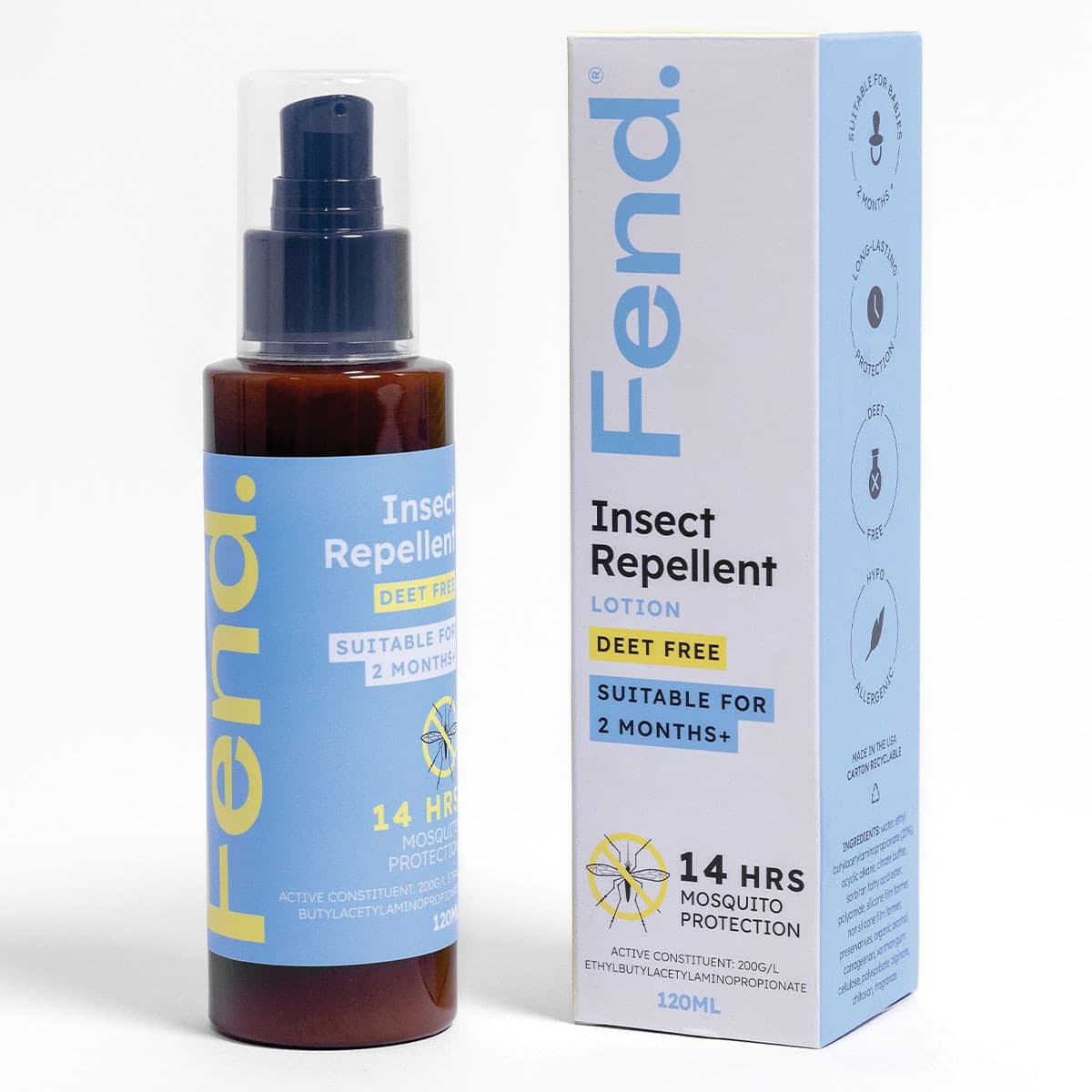 Fend Insect Repellent Lotion 120ml