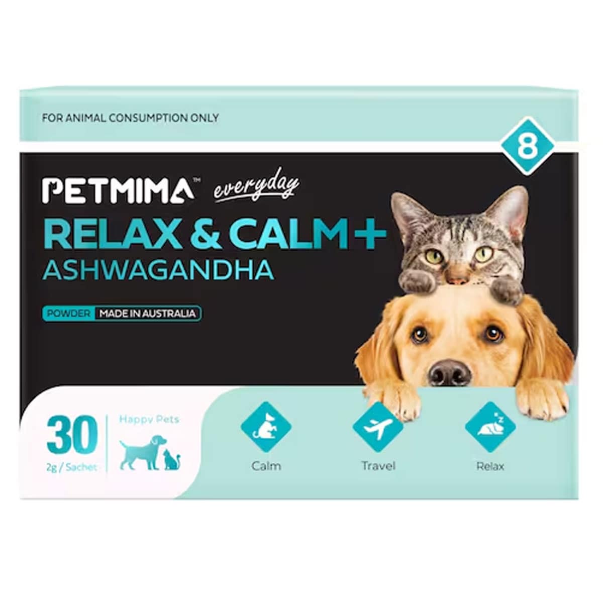 Petmima Relax & Calm + Ashwagandha Sachets 30 x 2g