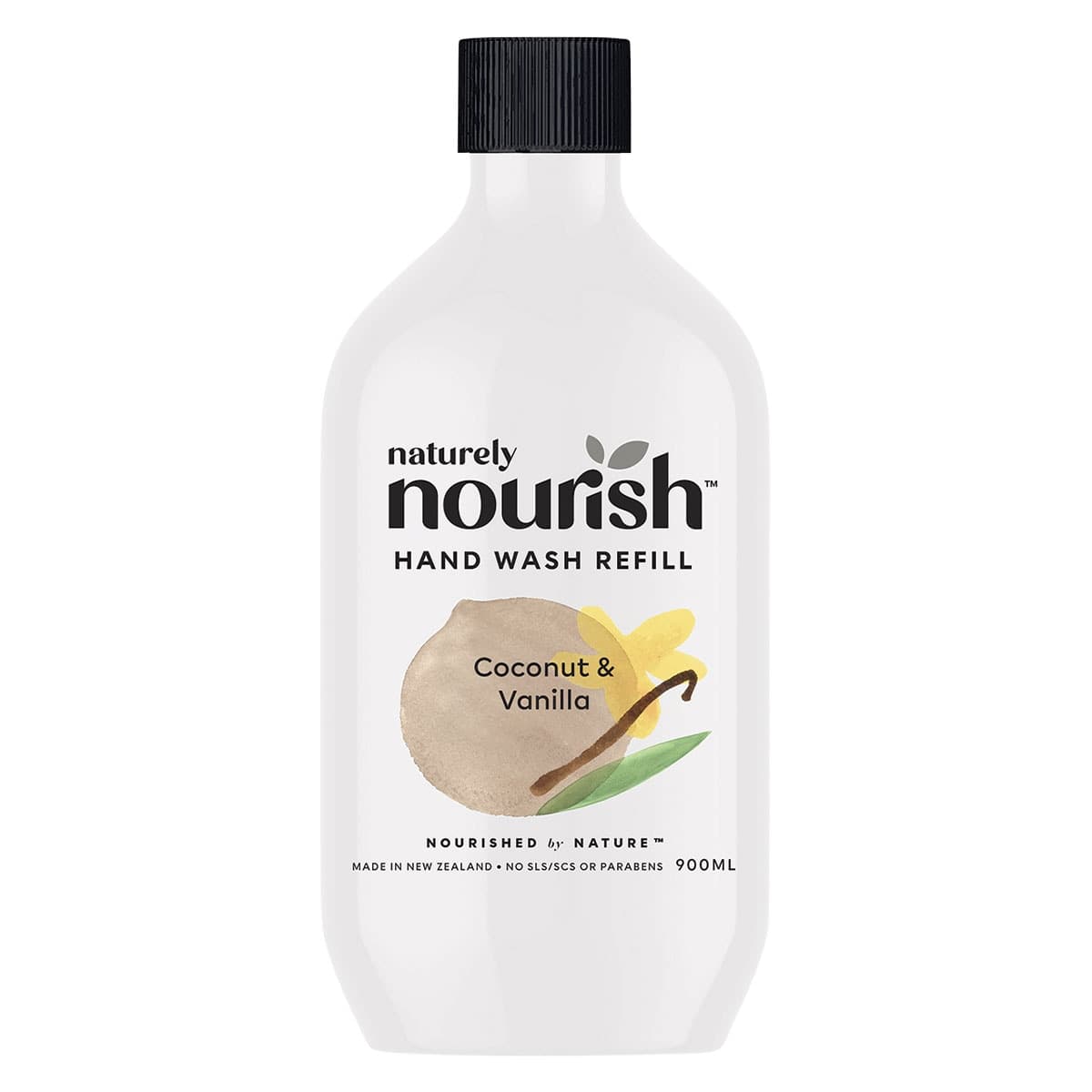 Naturely Nourish Hand Wash Refill Coconut & Vanilla 900ml