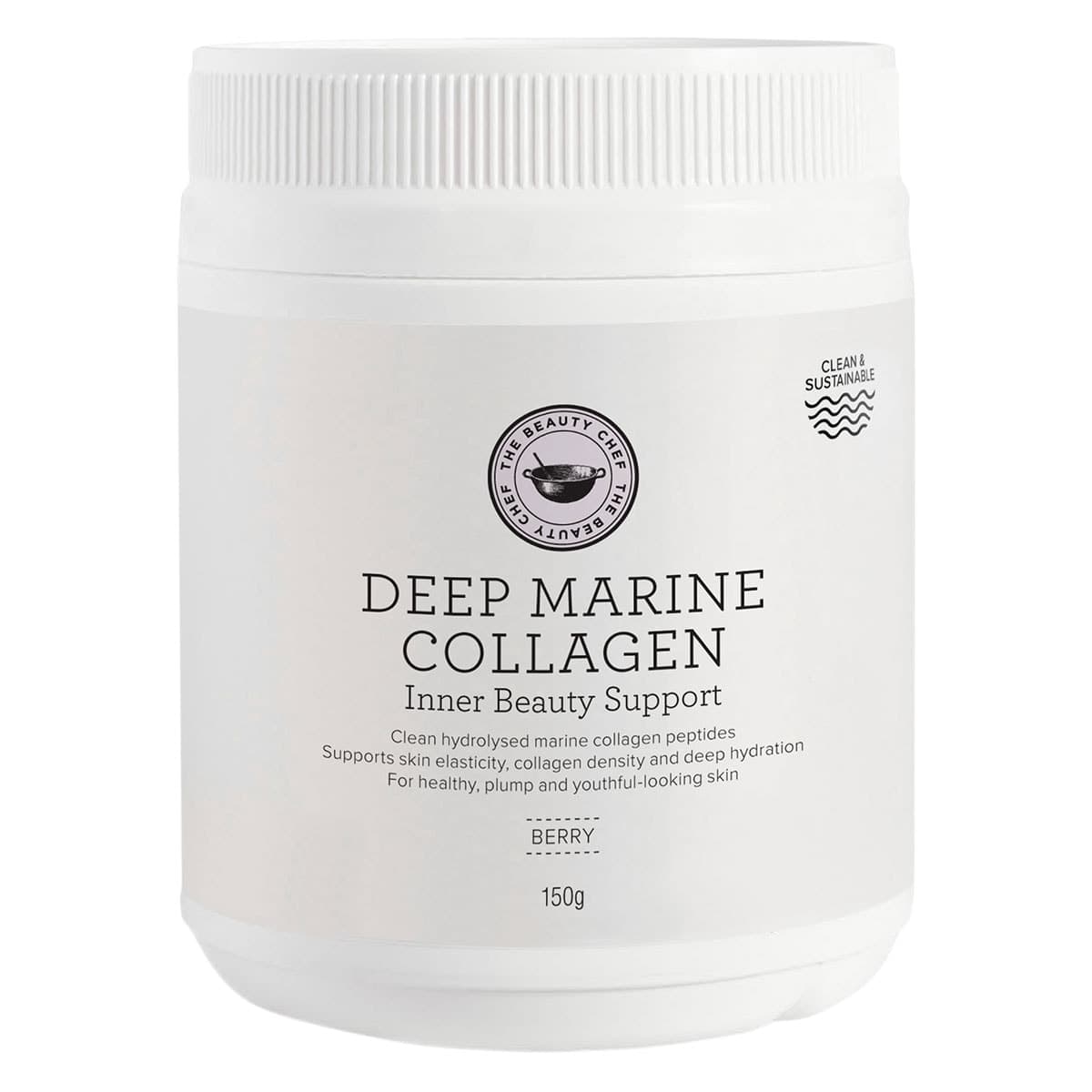 The beauty Chef Deep Marine Collagen Inner Beauty Support Unflavoured 150g