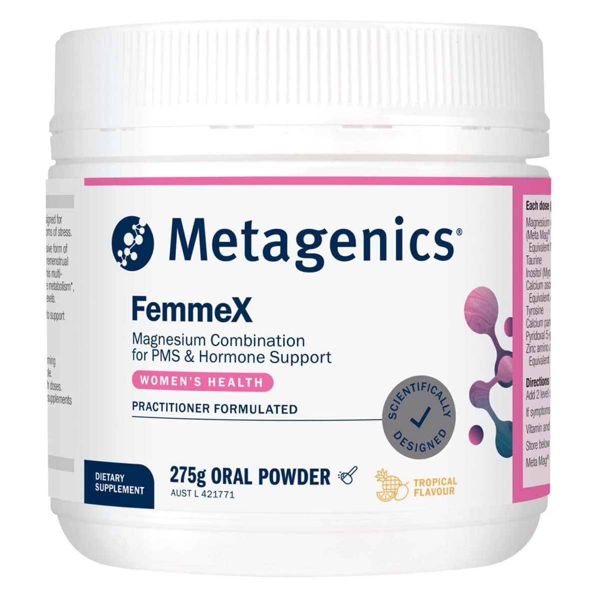 Metagenics FemmeX Powder Tropical 275g
