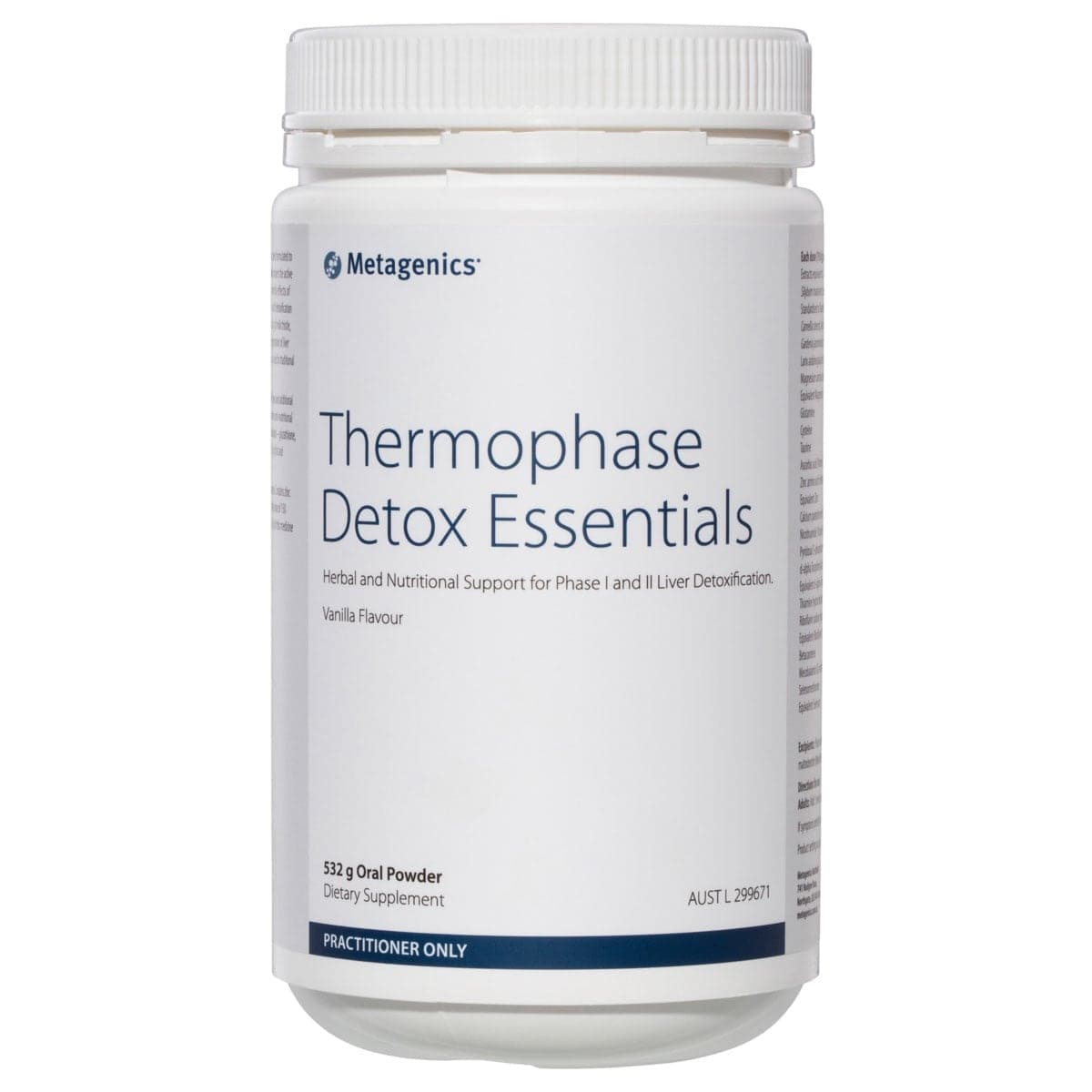 Metagenics Thermophase Detox Essentials Powder 532g