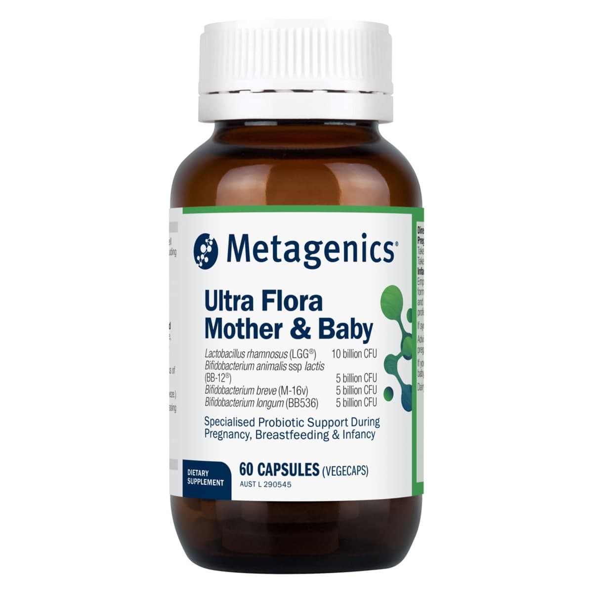 Metagenics UltraFlora Mother and Baby 60 Capsules