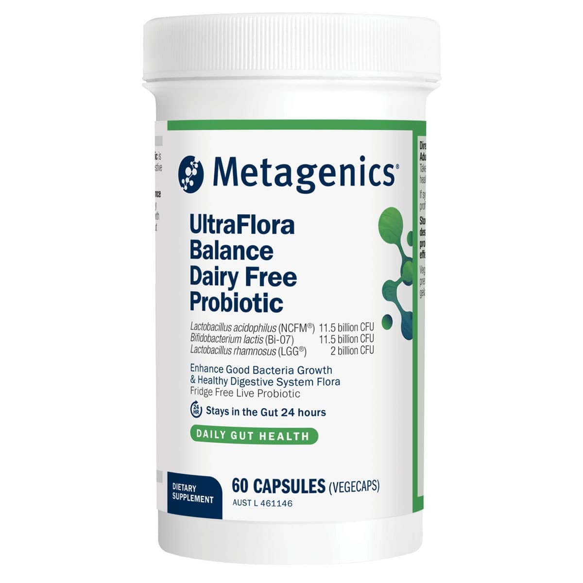 Metagenics UltraFlora Balance Dairy Free Probiotic 60 Capsules
