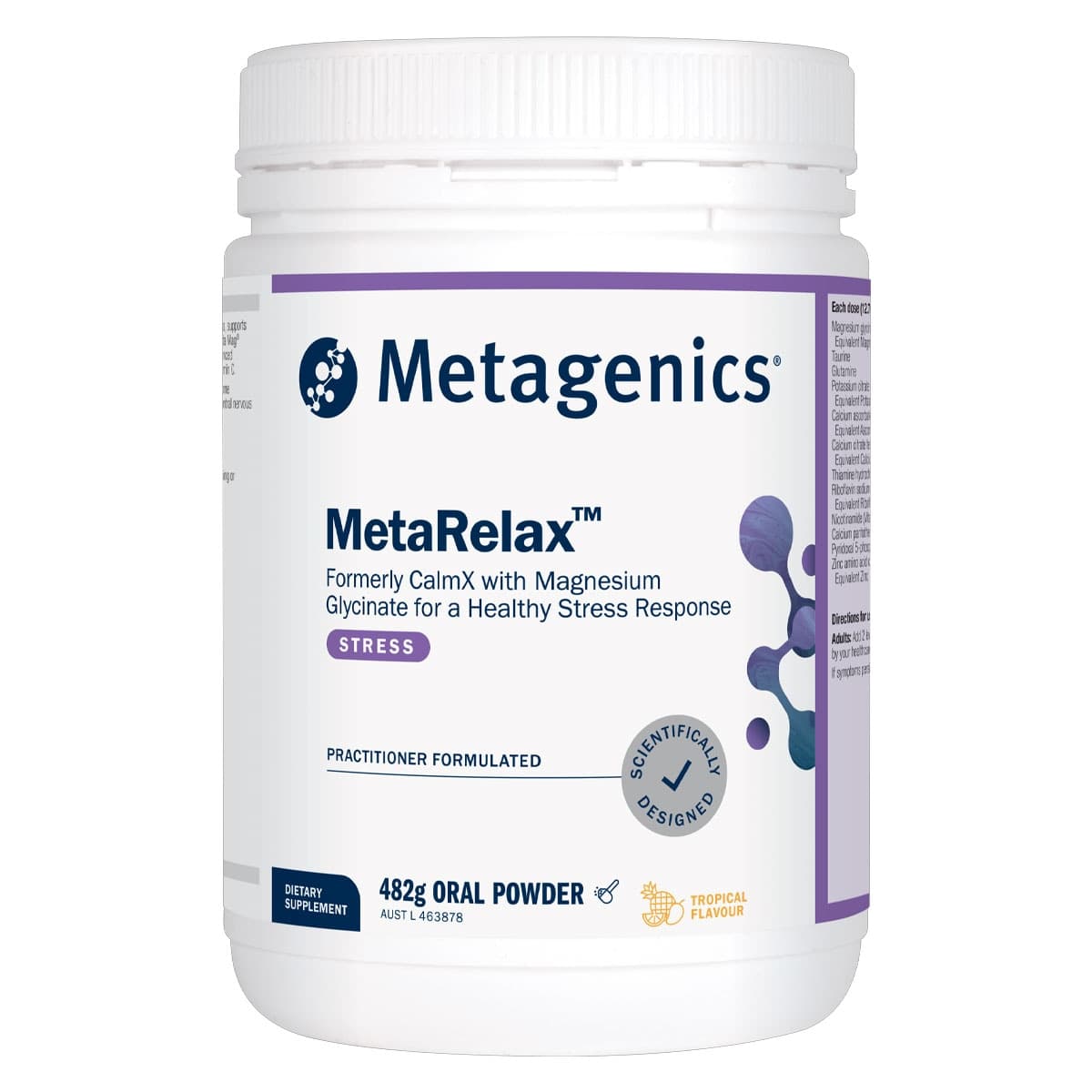 Metagenics MetaRelax Tropical 482g