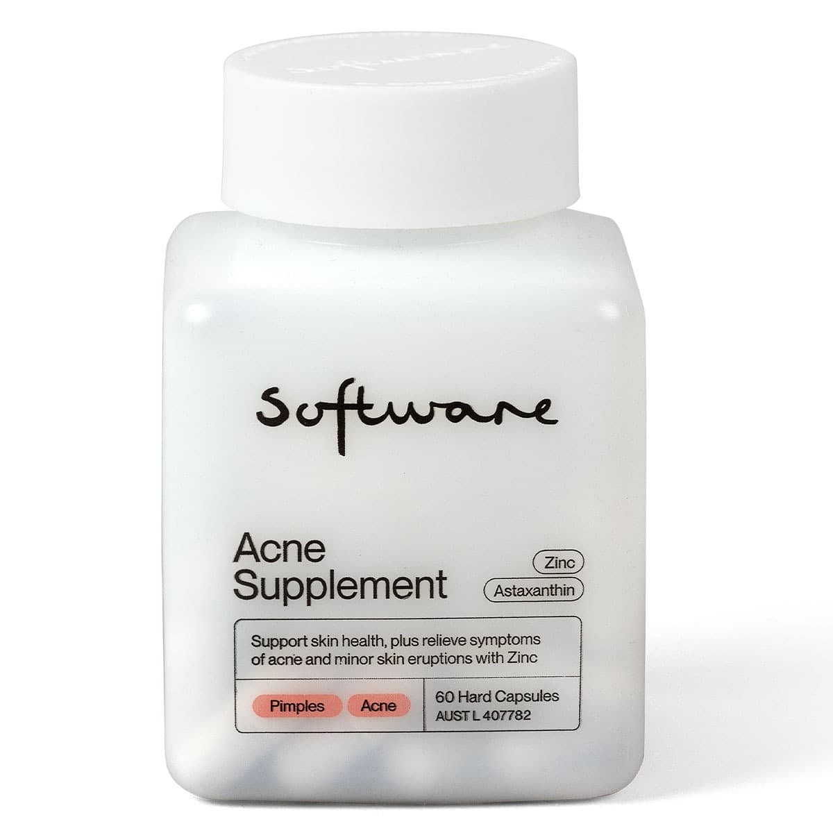 Software Acne Supplement 60 Hard Capsules
