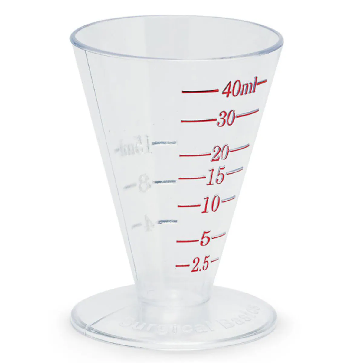Surgical Basics Sterile Conical Medicine Measure 40ml (Single)