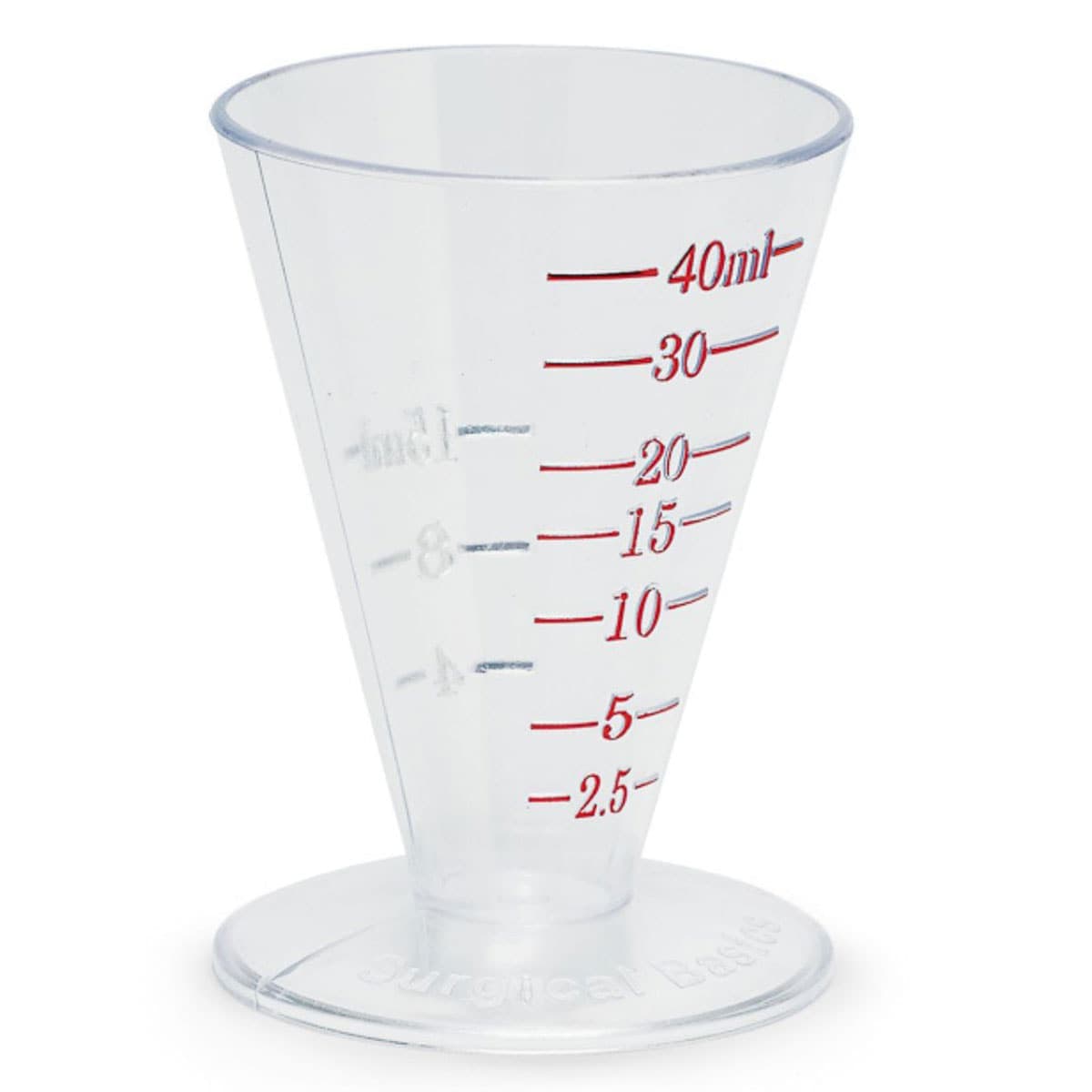 Surgical Basics Sterile Conical Medicine Measure 40ml (Single)