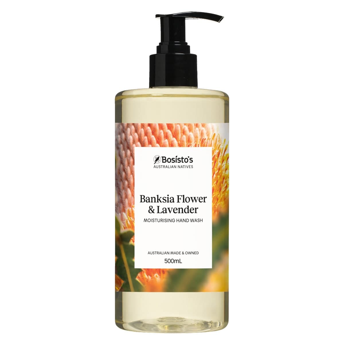 Bosisto's Banksia Flower & Lavender Hand Wash 500ml