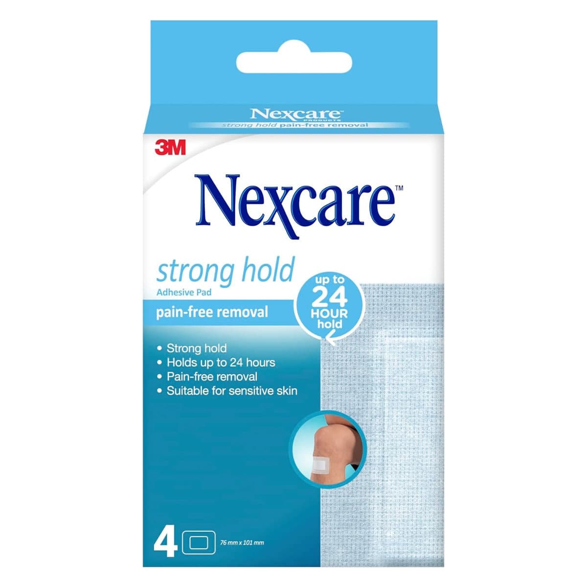 Nexcare Strong Pain Free Removal Adhesive Pad 4 Pack